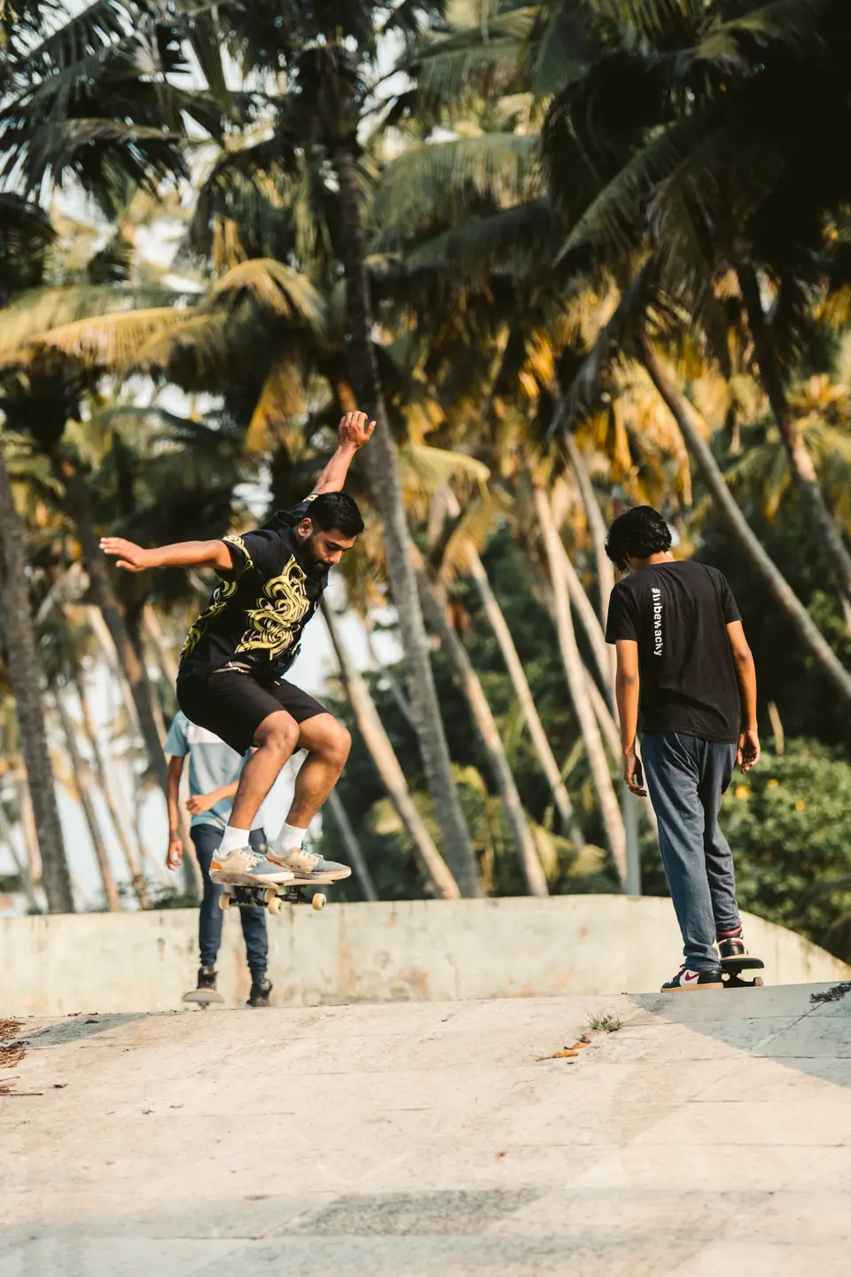 The skate bowl on a flat day