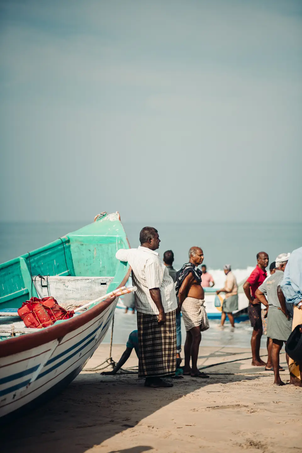 The boats coming in